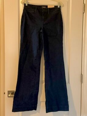 NWT NYDJ 'Teresa'  Trouser Dark Blue Jeans Size 4